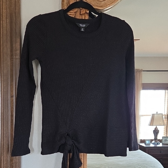 Simply Vera Vera Wang Cozy Tie-waist Top - Picture 2 of 6